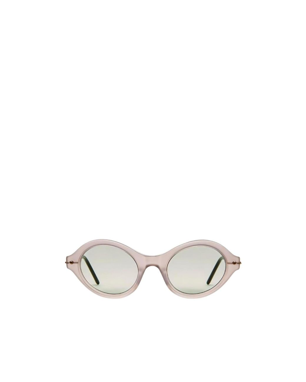 Kuboraum White Geometric Sunglasses