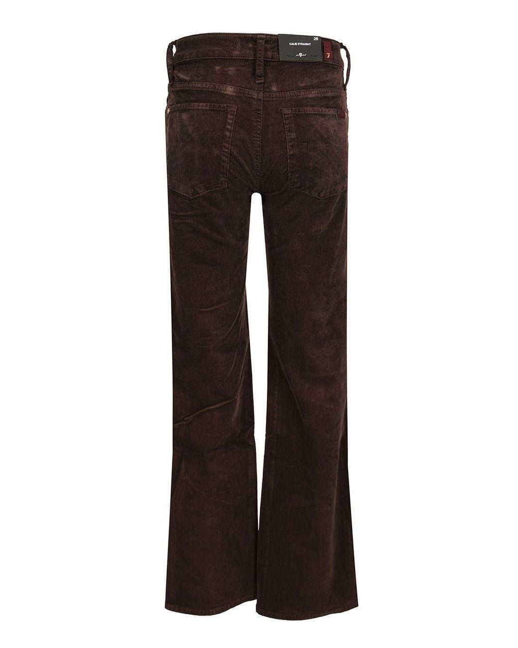7 For All Mankind Brown Calie Straight Jeans