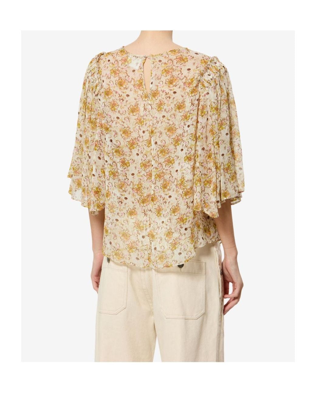 Isabel Marant Natural Isabel Marant Étoile Floma Floral Blouse