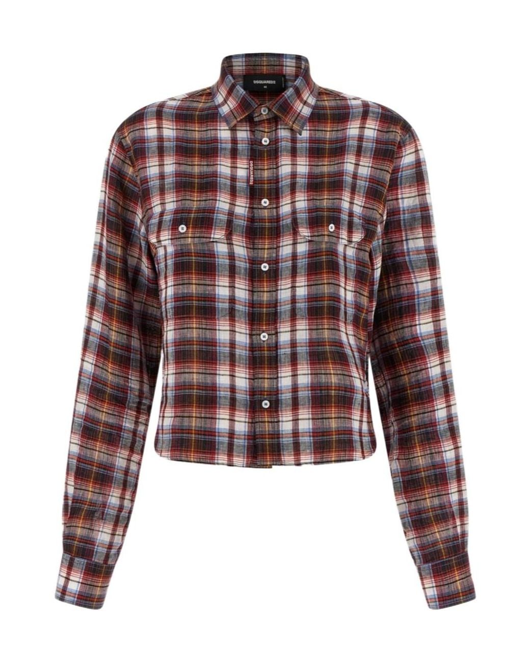 DSquared² Red Check Baby Shirt