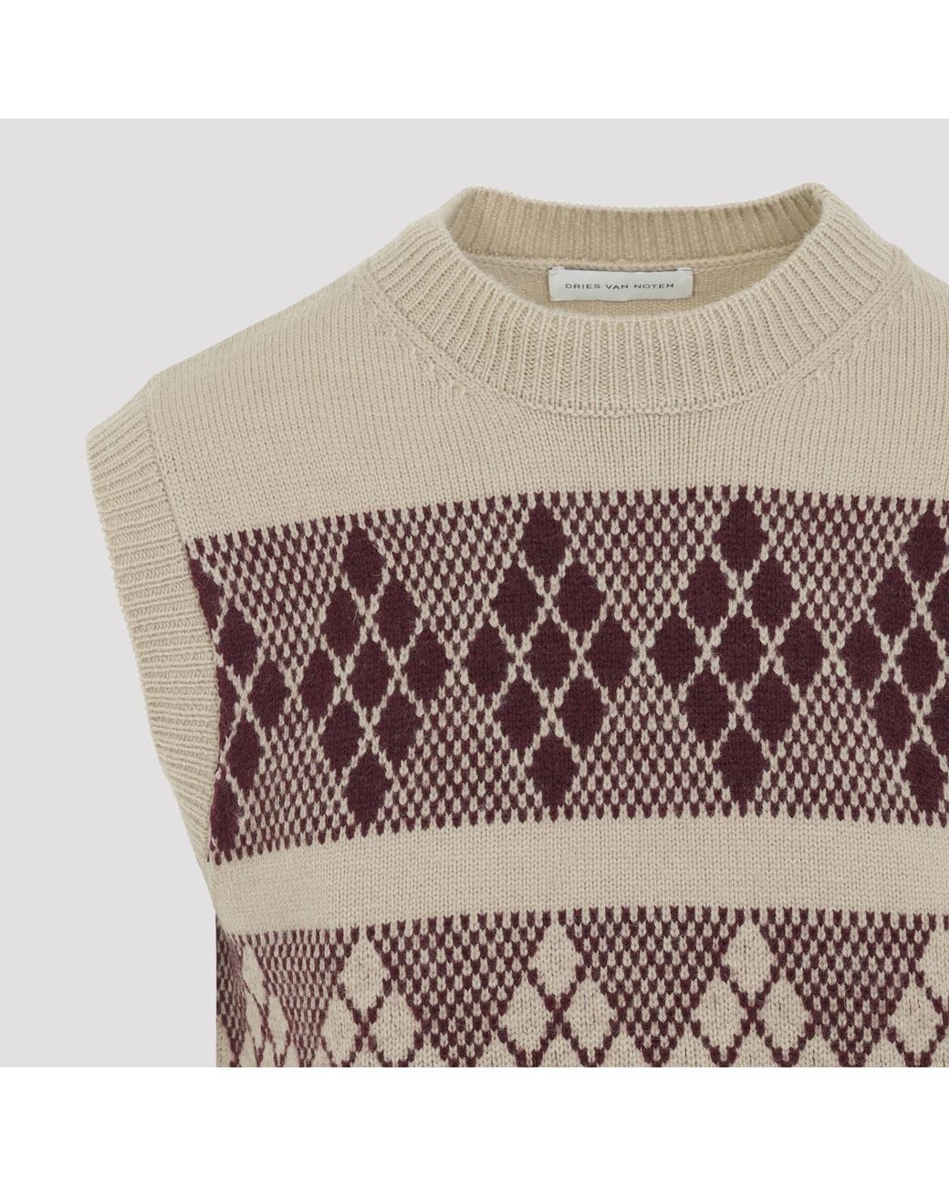 Dries Van Noten Gray Manta Sweater for men
