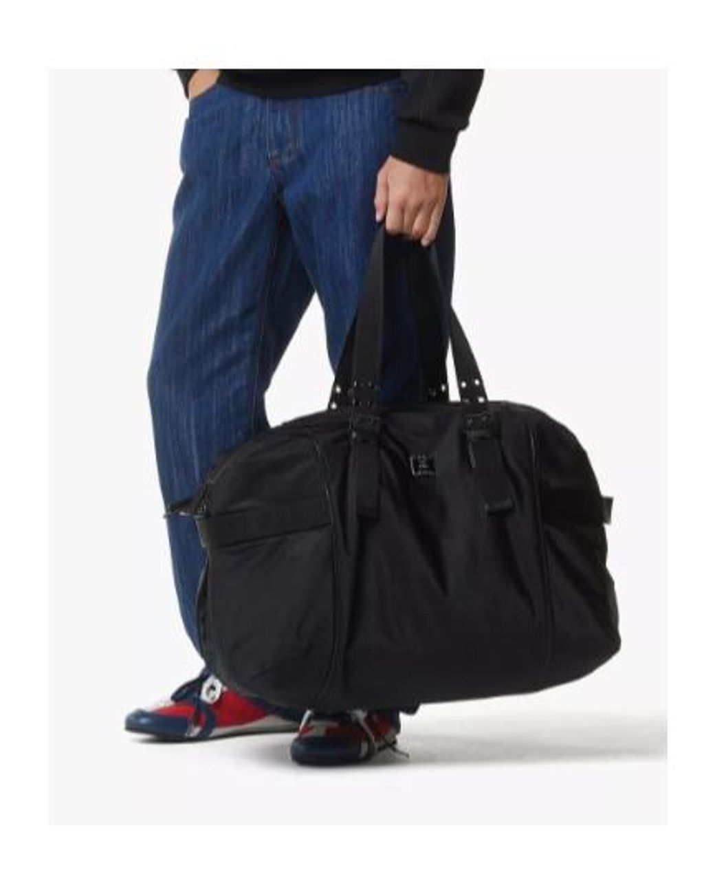 MCM Black Ottomar Nova Weekender Bag for men
