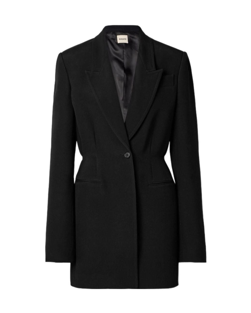 Khaite Black Beckett Single Breasted Jacket