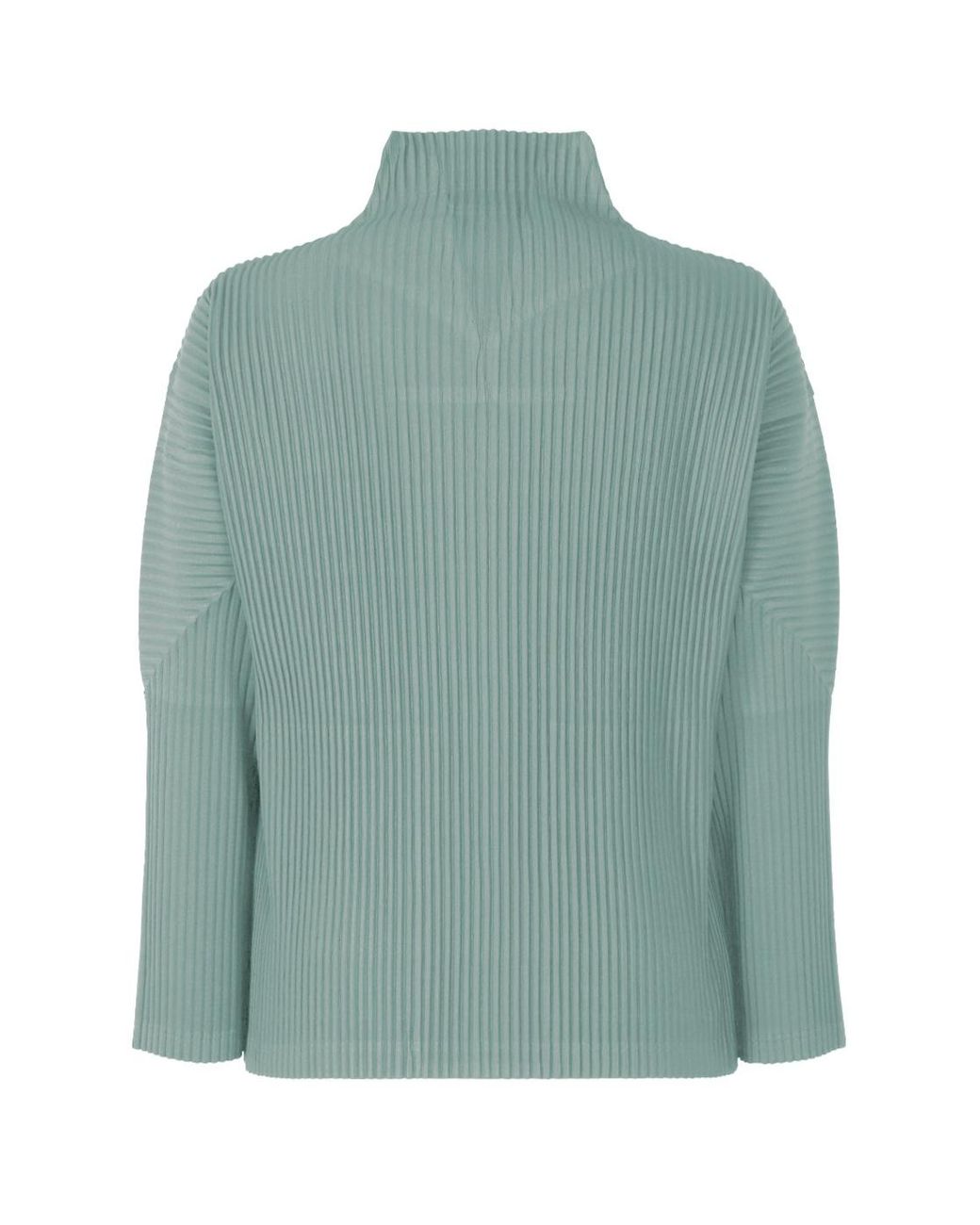 Homme Plissé Issey Miyake Green Color Pleats Jacket for men