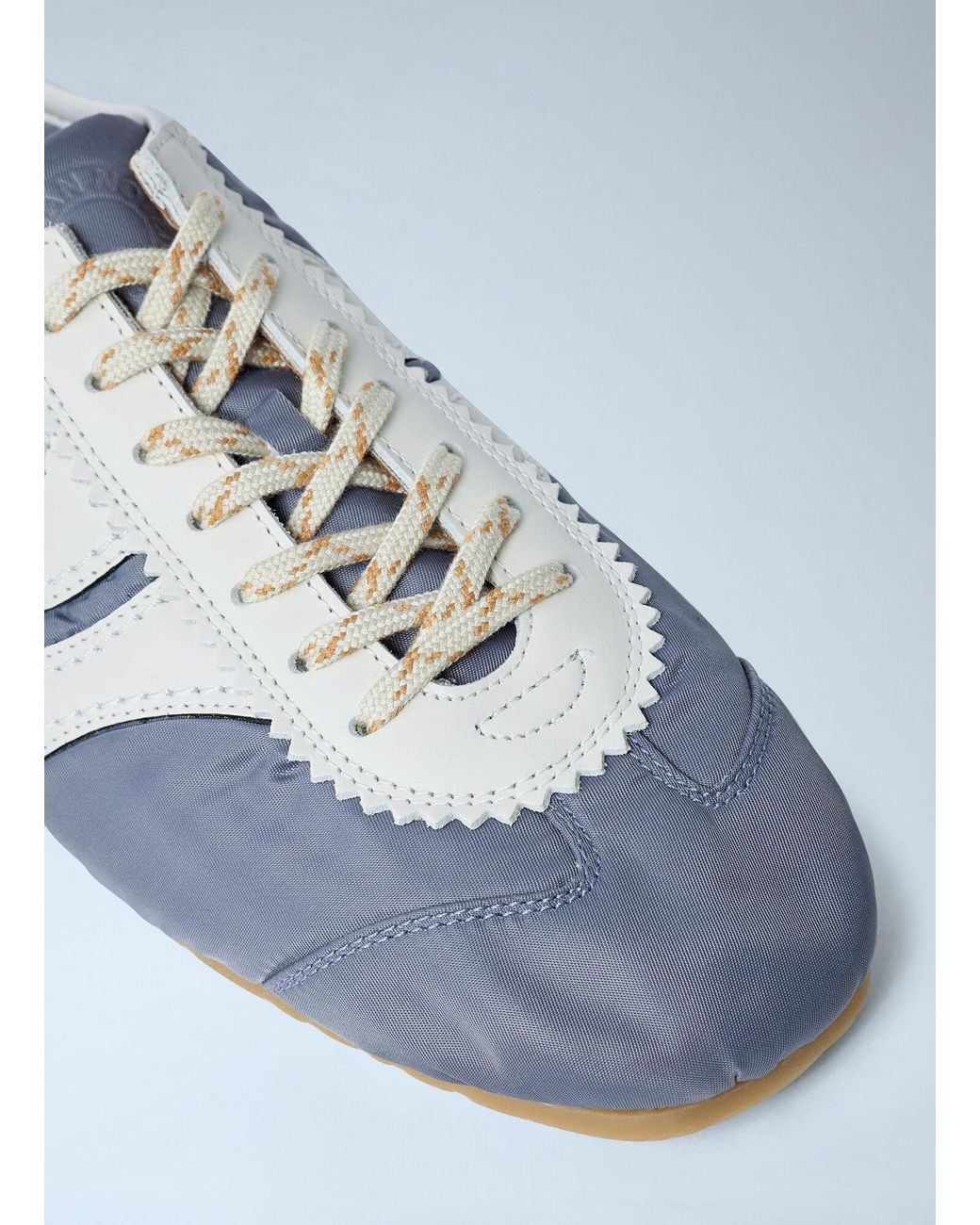 Dries Van Noten Blue Panelled Lace-Up Sneakers
