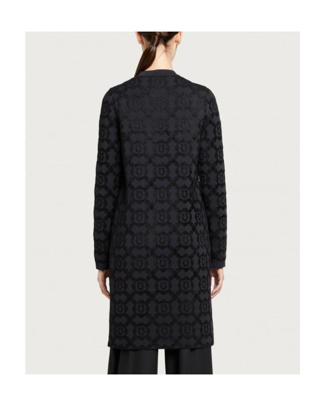 Ferragamo Blue Logo Coat