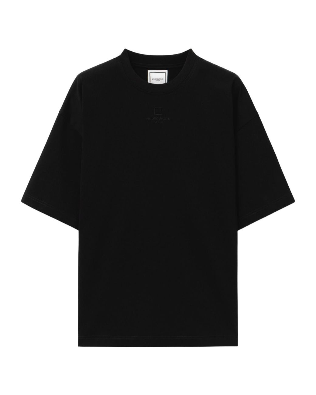 Wooyoungmi Black Over Size T-Shirt for men