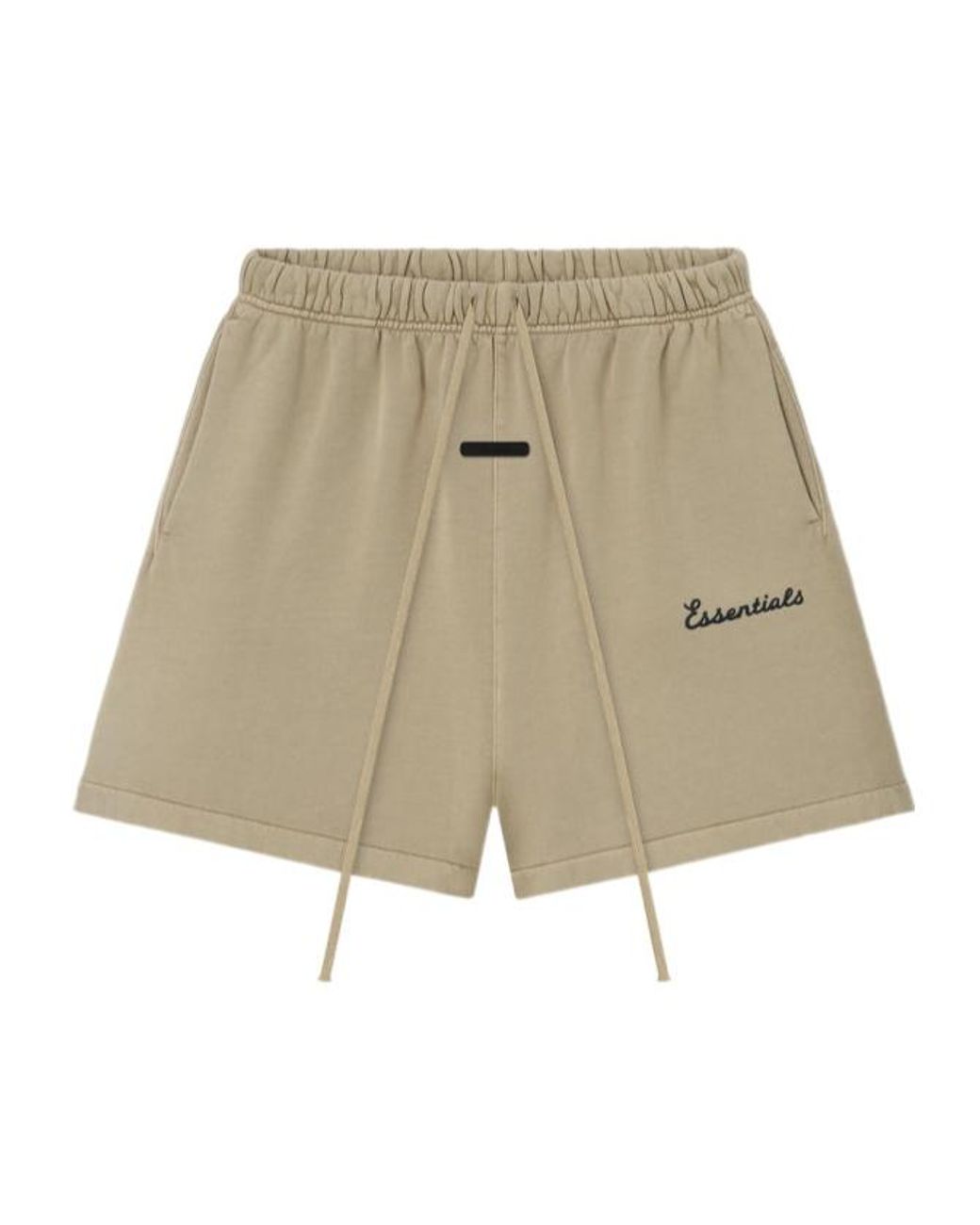 Fear Of God Natural Logo Jersey Shorts for men