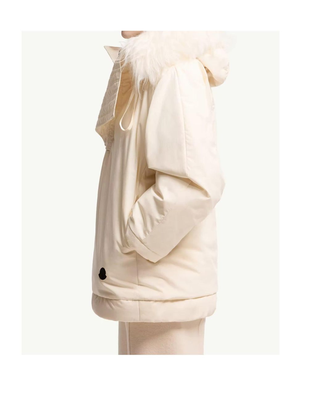 Moncler Natural Jil Sander Bowtiediene Short Down Jacket for men