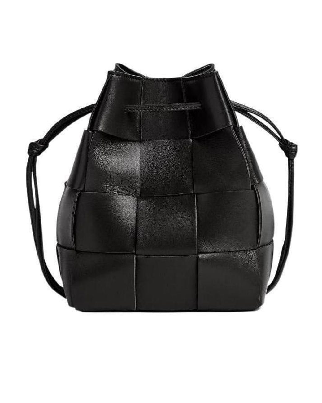 Bottega Veneta Black Cassette Small Shoulder Bag