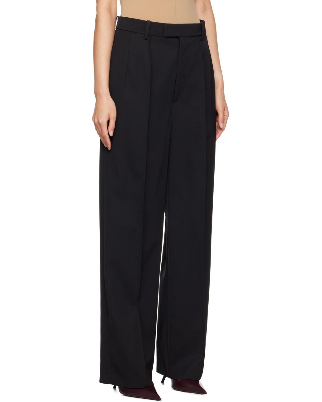 Wardrobe NYC Black Rhw Wide Leg Pants