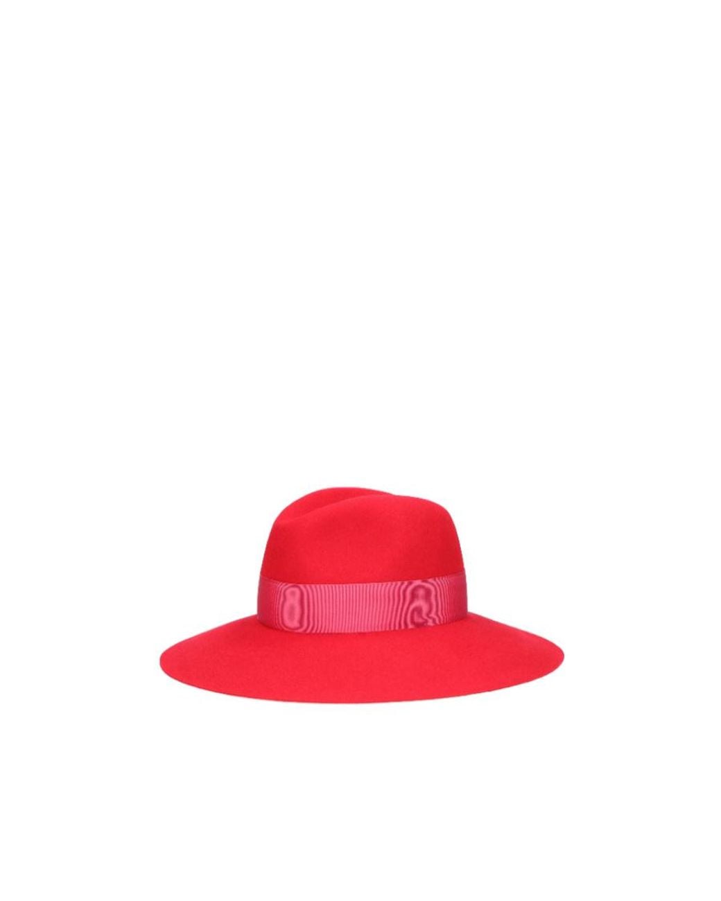 Borsalino Red Sophie Brushed Hat