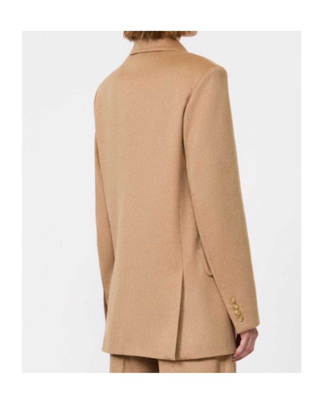Max Mara Natural Olimpia Double-Breasted Blazer