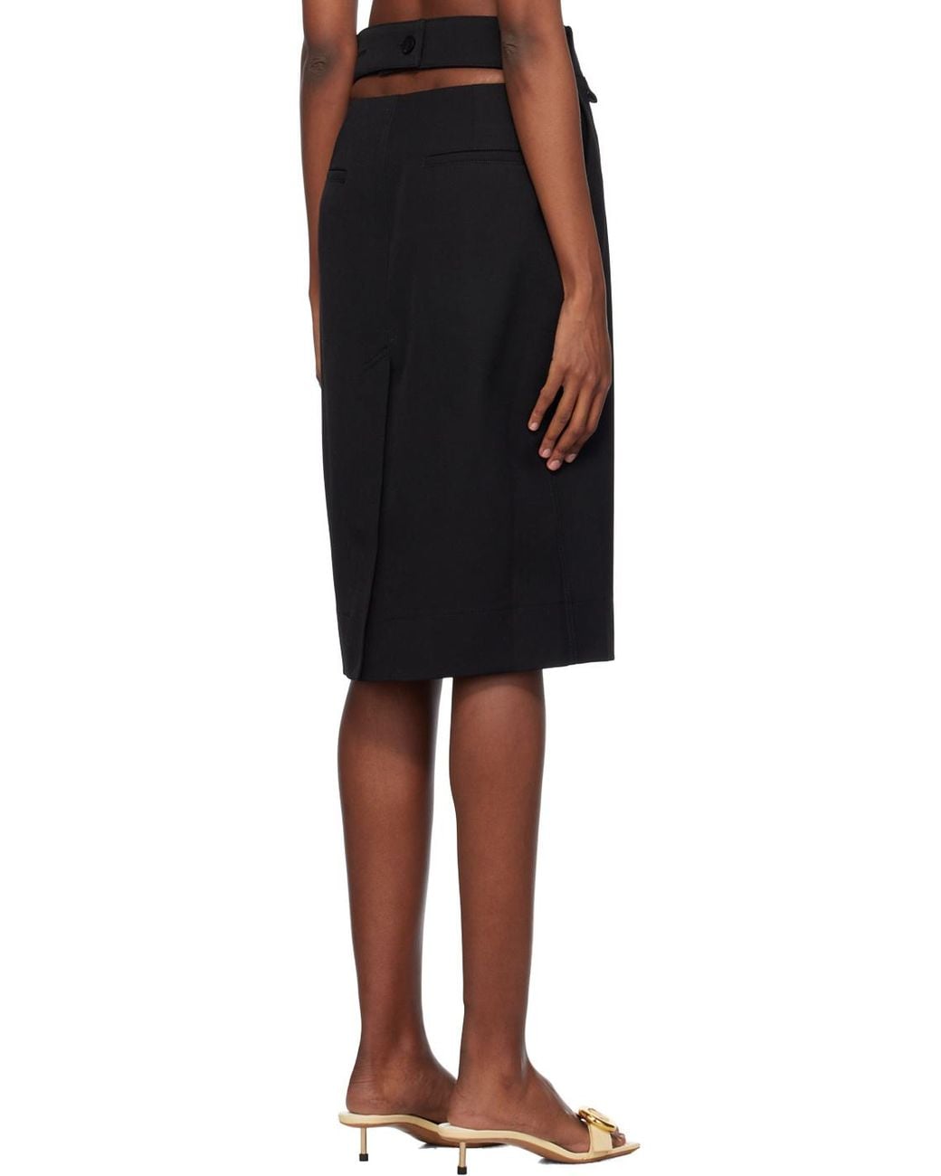 Jacquemus Black Pencil Skirt