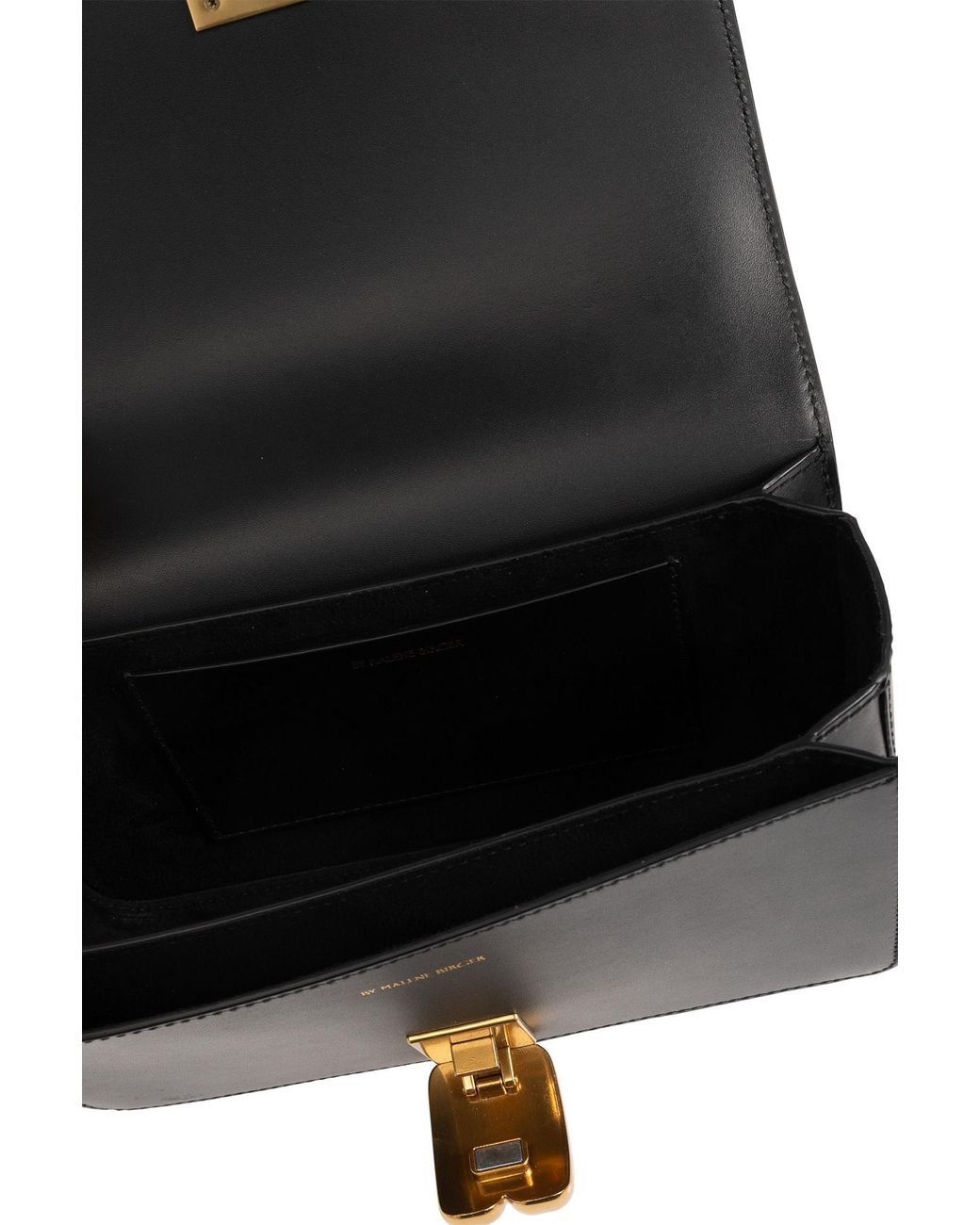 By Malene Birger Black Chic Buckle Crossbody Bag