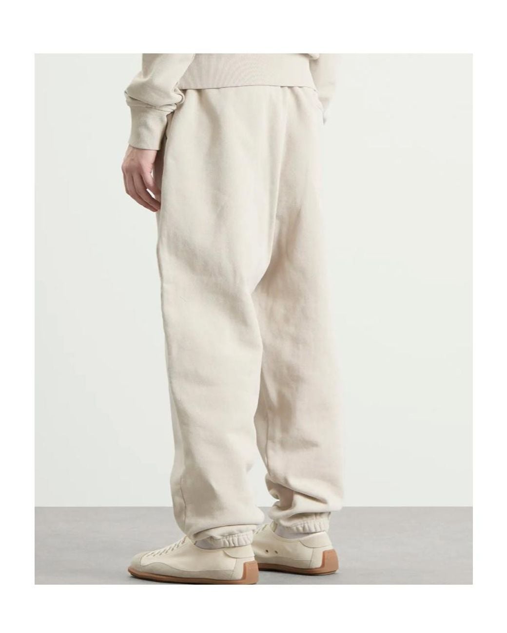 Entire studios White Elasticated Track Pants for men