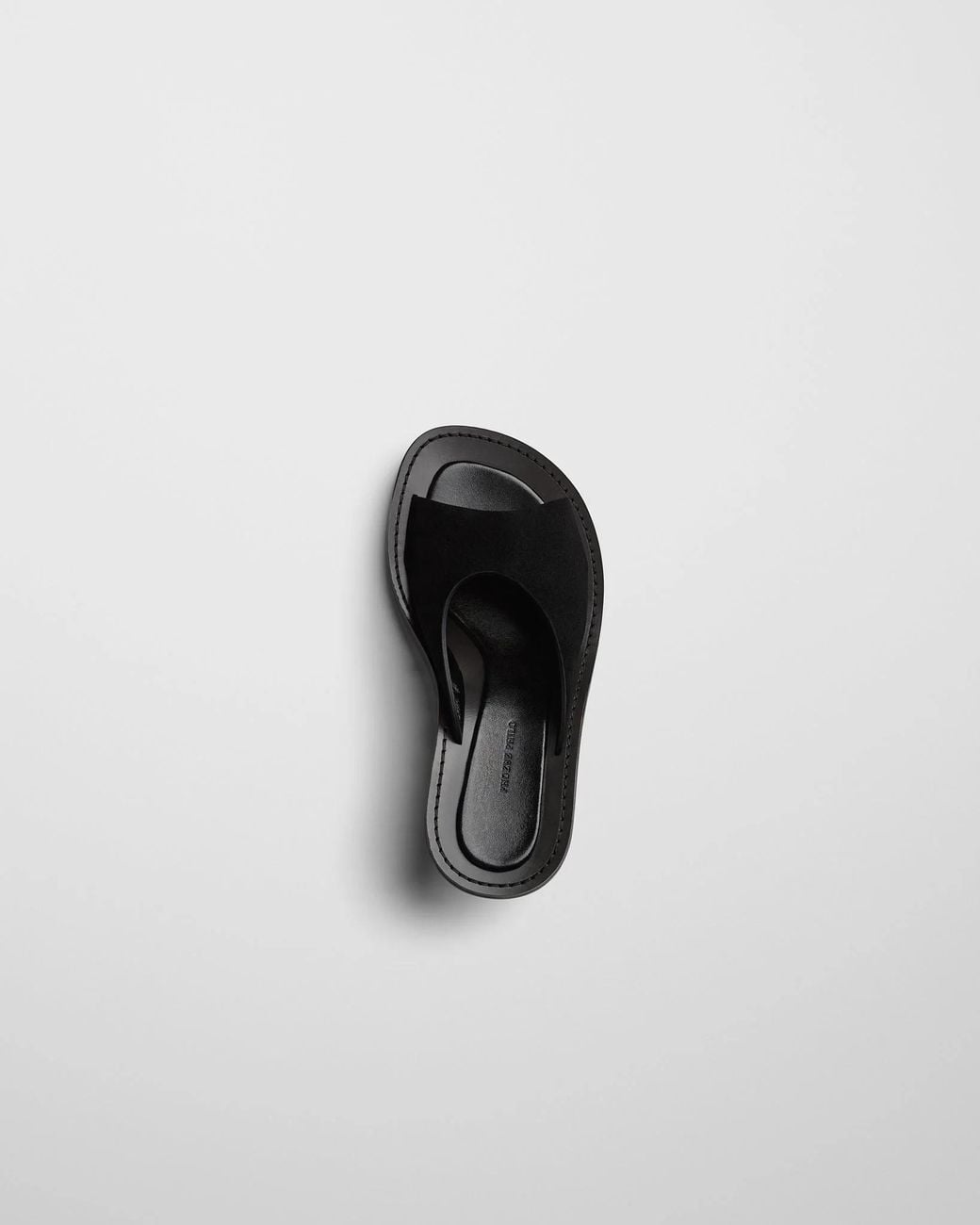 Phoebe Philo Black Round-Toe High-Heeled Sandals