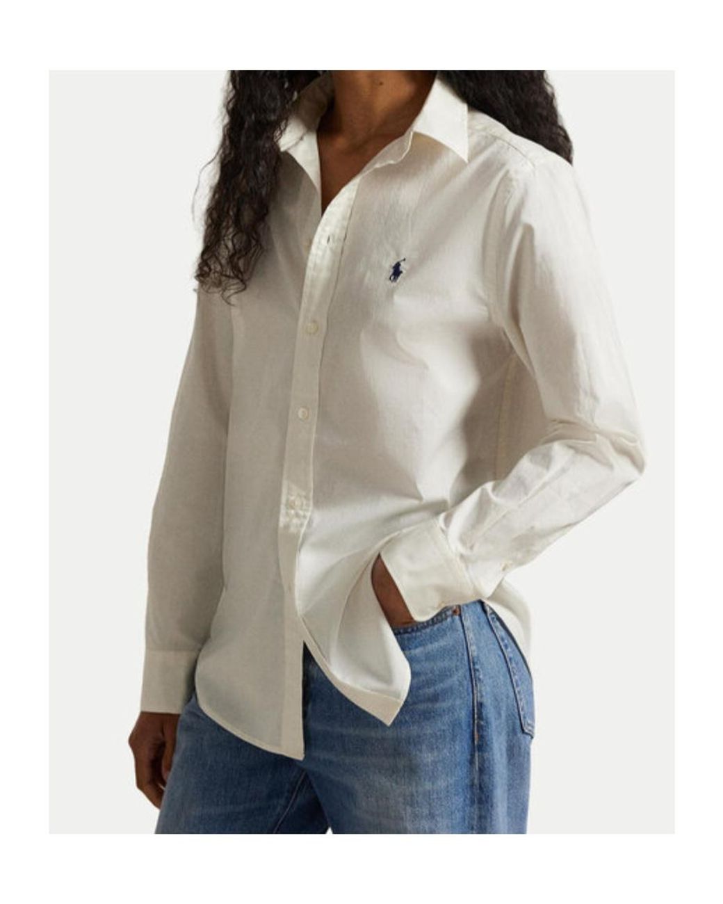 Polo Ralph Lauren White Polo Pony Twill Shirt