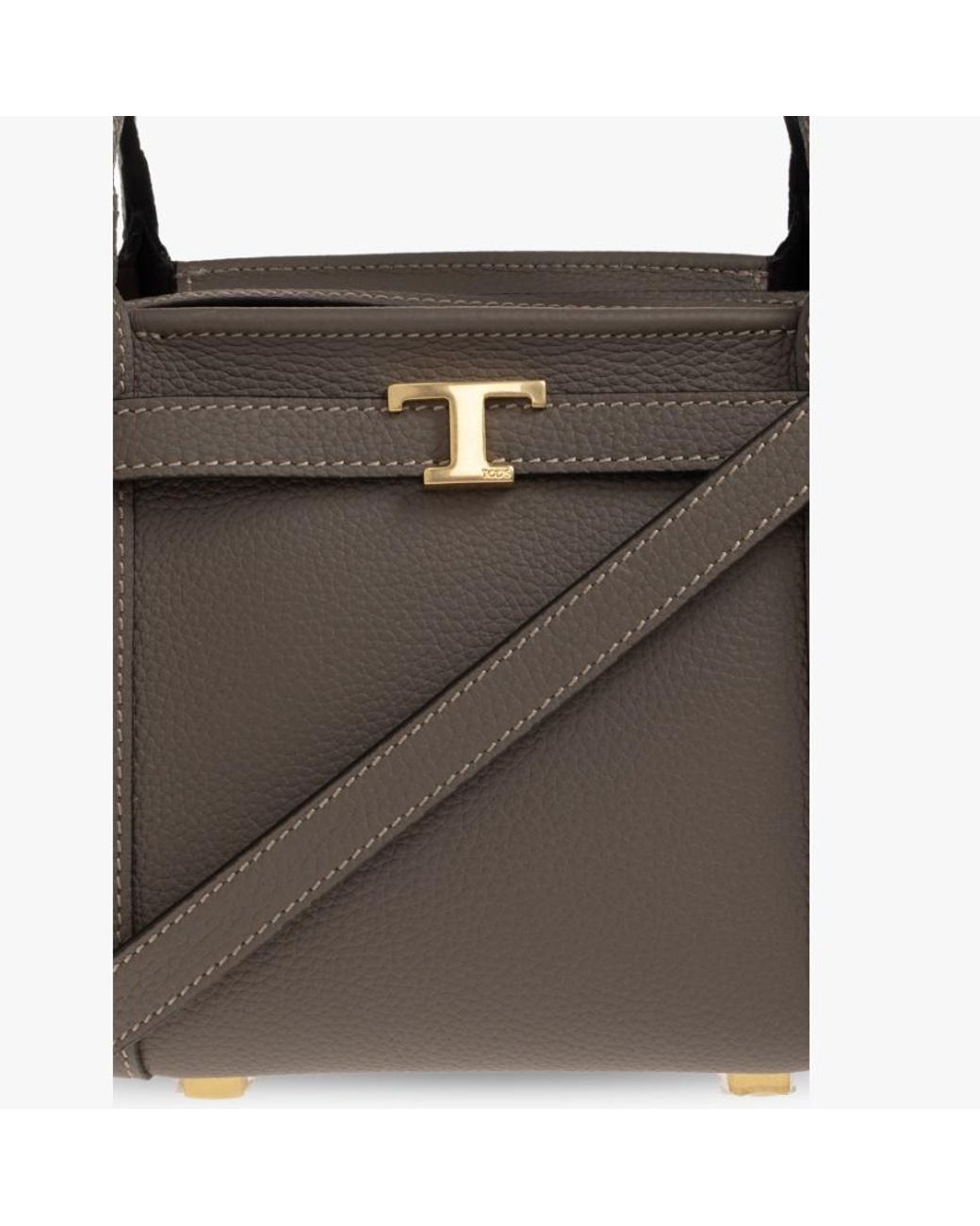 Tod's Brown Tim Mini Shoulder Bag