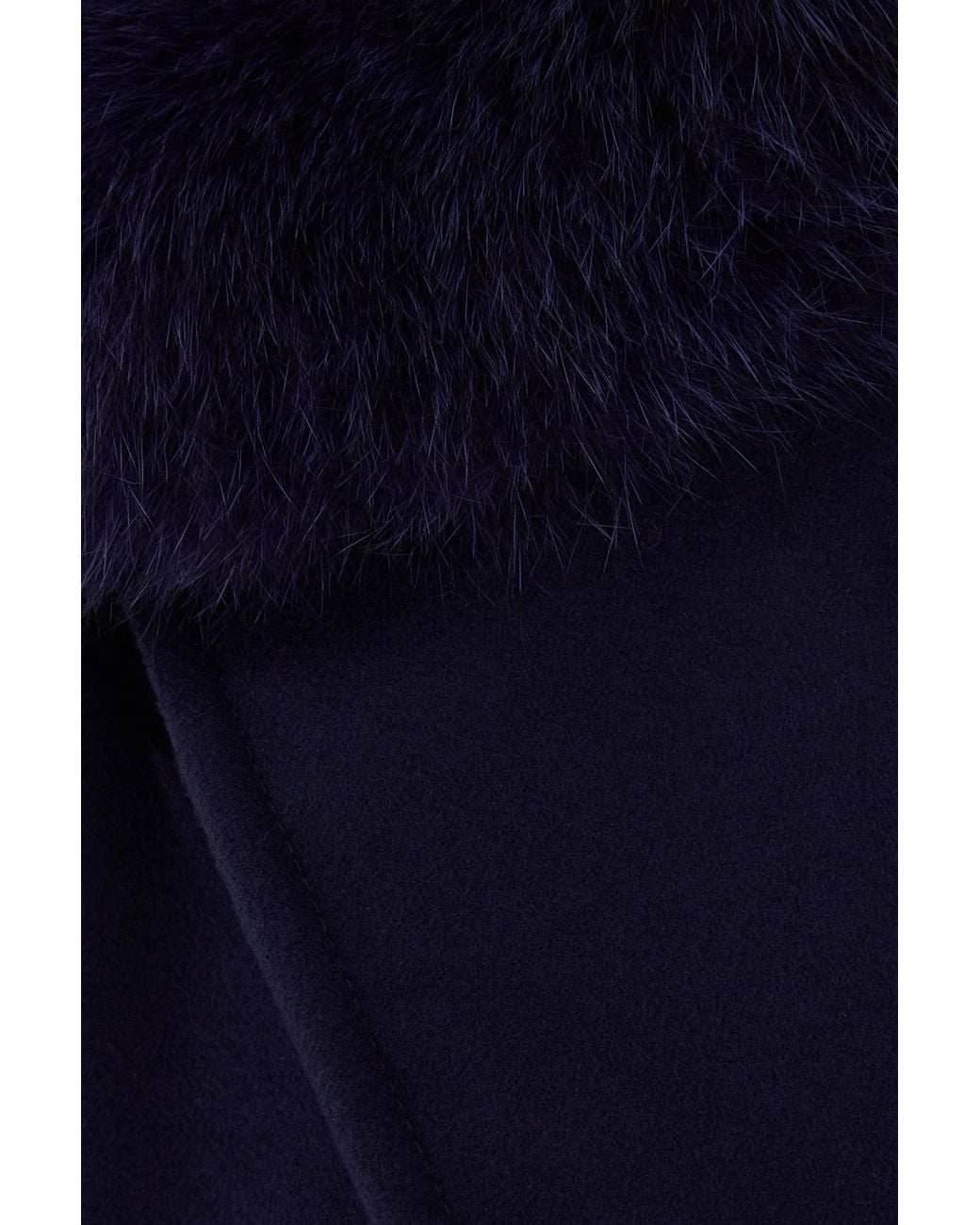 Blancha Blue Long-Sleeved Coat