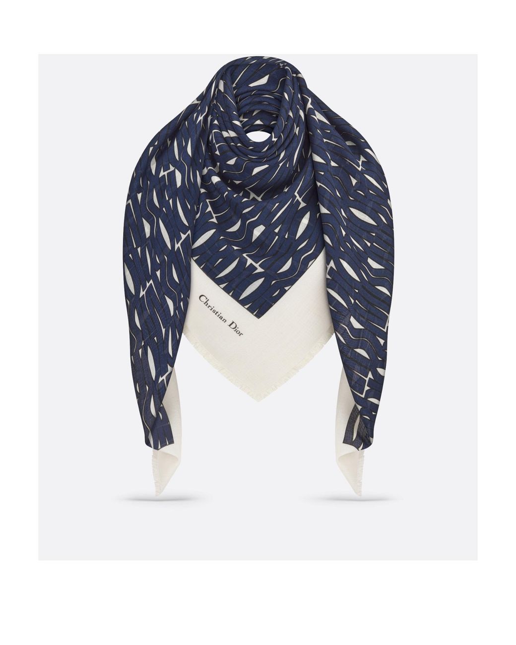 Dior Blue Miss Allover Shawl