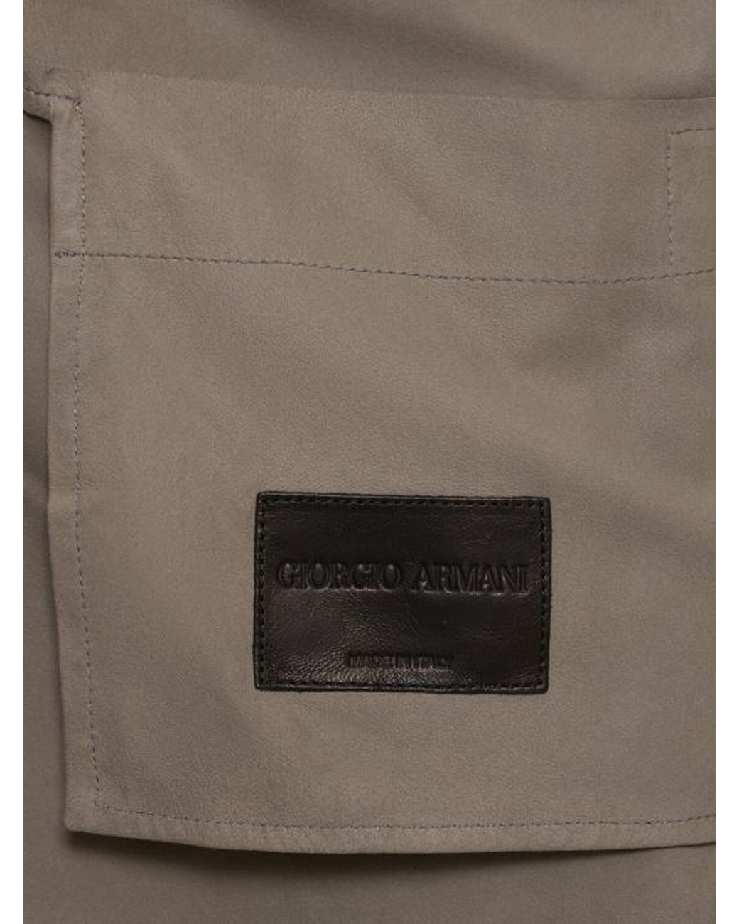 Giorgio Armani Gray Long-Sleeved Casual Jacket