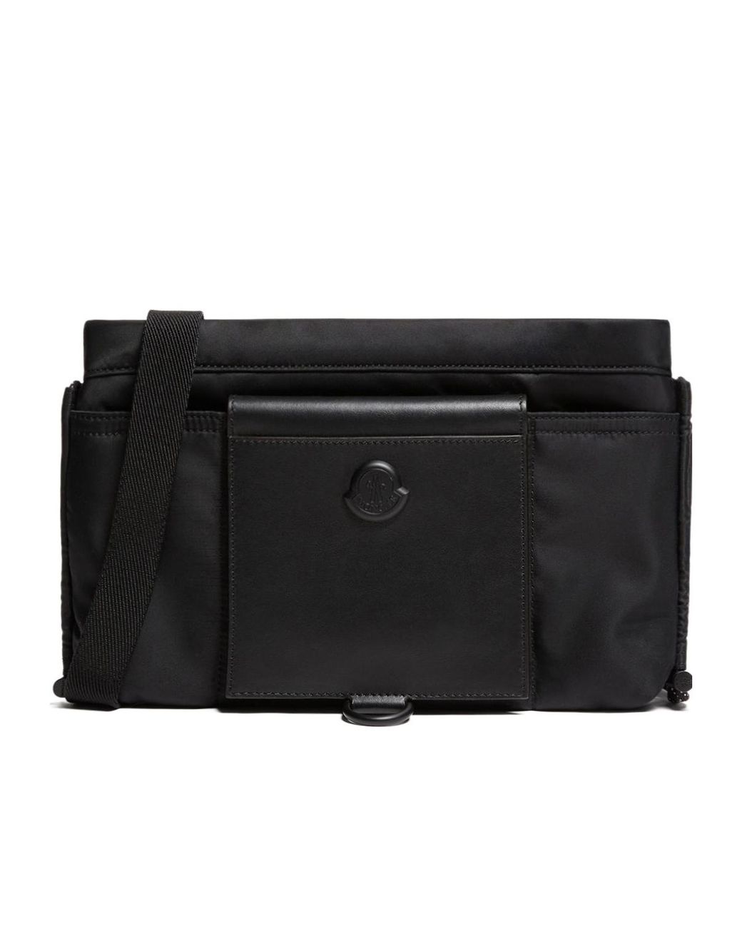 Moncler Black Kenton Drill Crossbody Bag for men