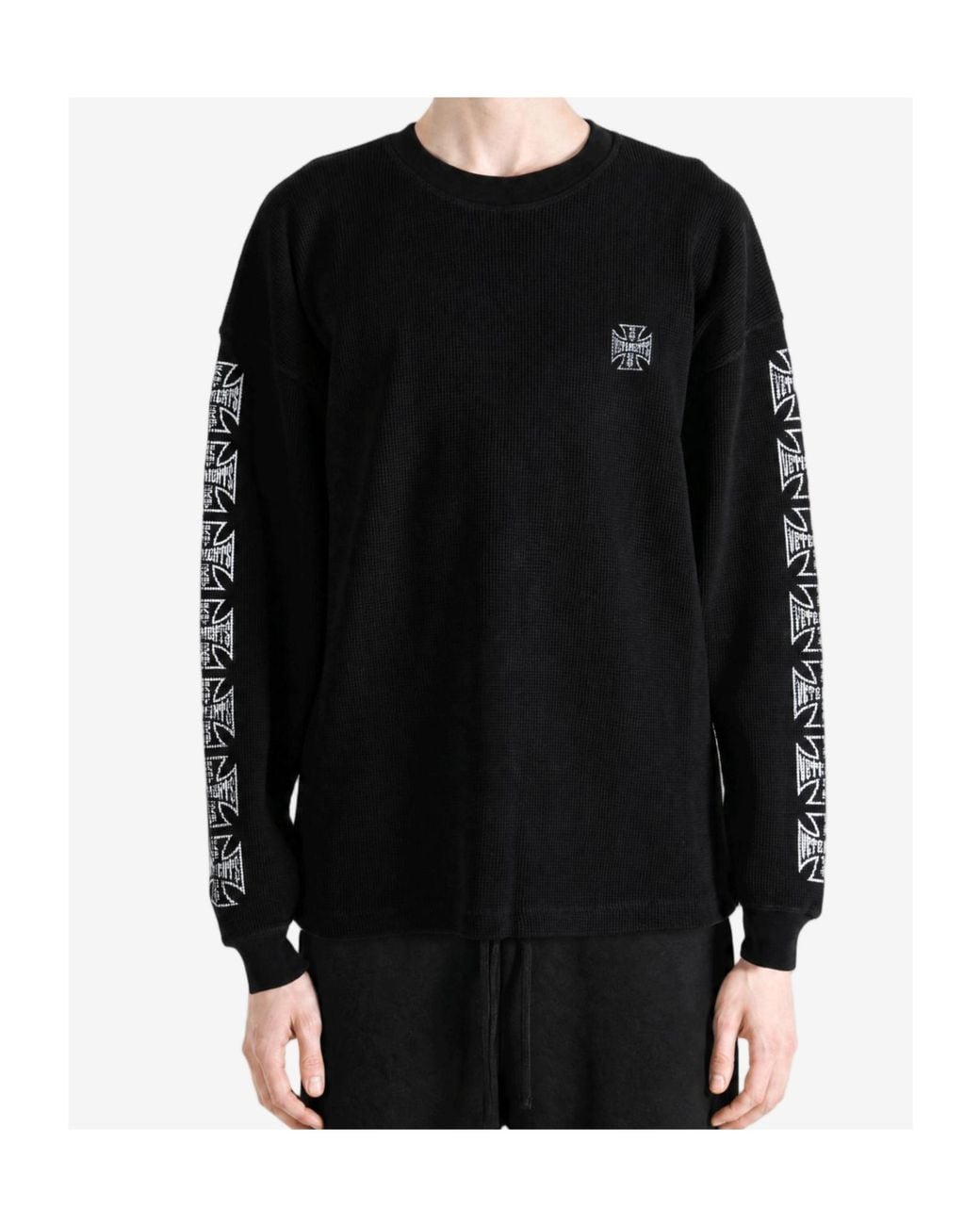 Vetements Black Long-Sleeve T-Shirt for men
