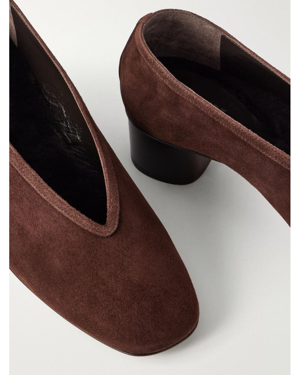 Le Monde Beryl Brown Luna Suede Pumps