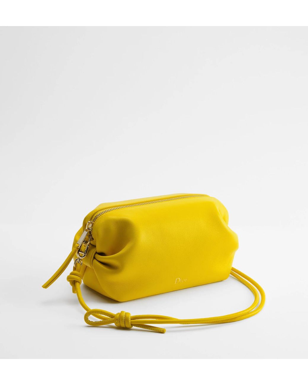 Dior Yellow Bow Pouch