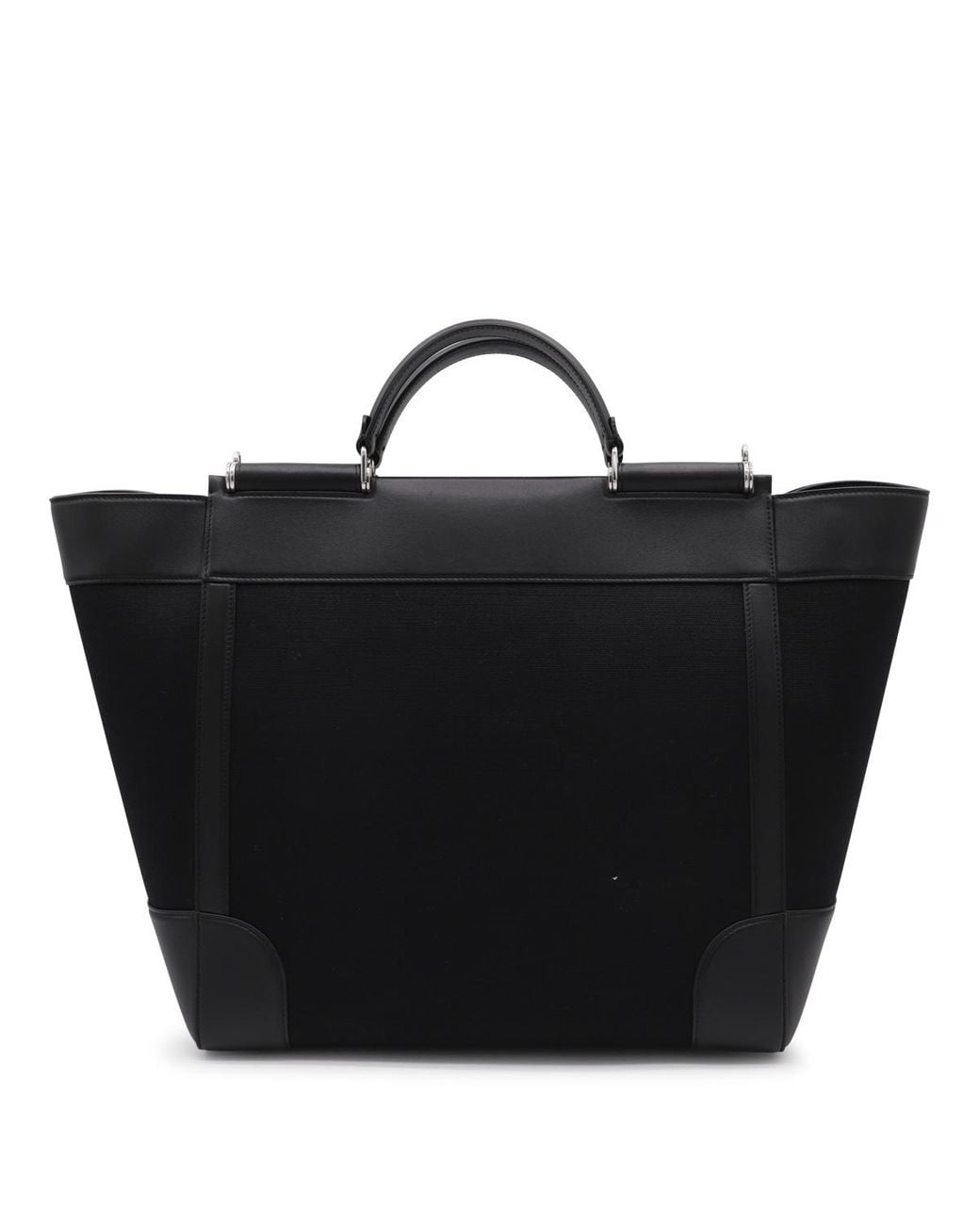 Dolce & Gabbana Black Logo Stamp Tote Bag for men