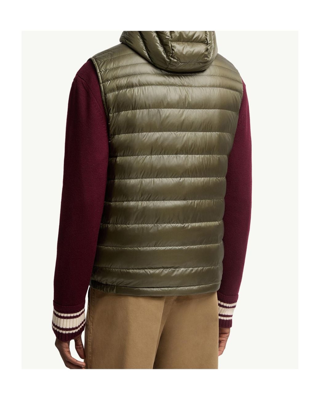 Moncler Green Orant Padded Gilet for men