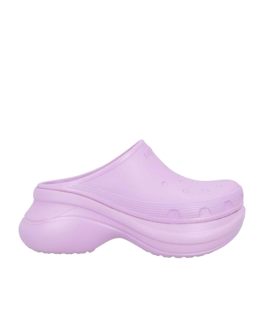 Balenciaga Purple Minimalist Rubber Mules