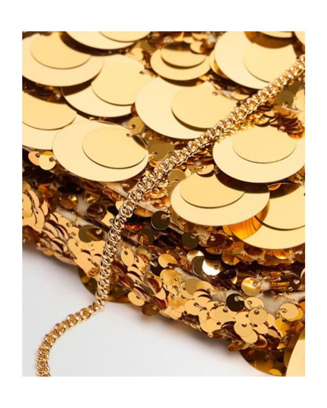 Rabanne Metallic Handbag With Chain Handle