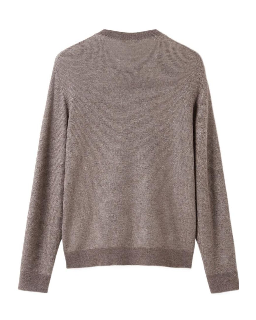 Loro Piana Gray Manipur Crewneck for men