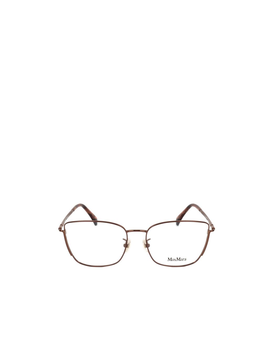 Max Mara White Square Frame Glasses