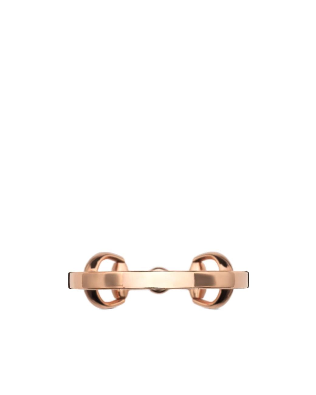 Gucci White Horsebit Diamond 18K Ring