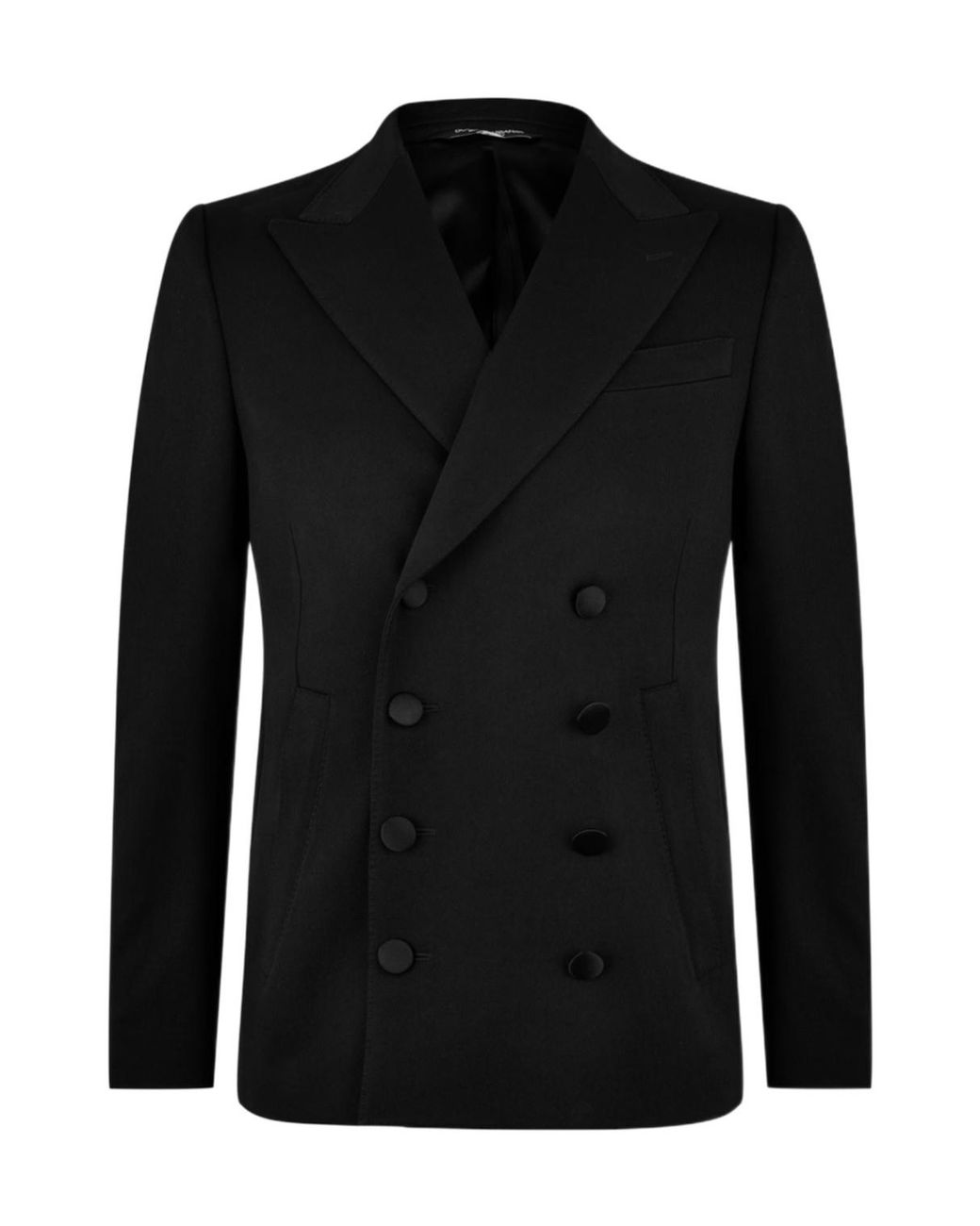 Dolce & Gabbana Black Double Breasted Casual Jacket for men