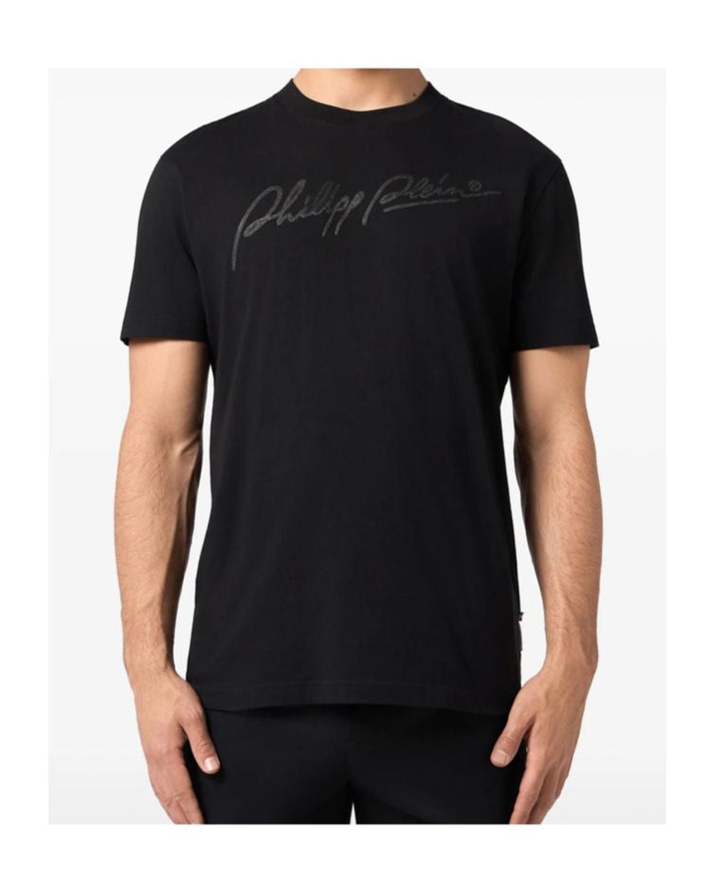 Philipp Plein Black Short-Sleeved T-Shirt for men