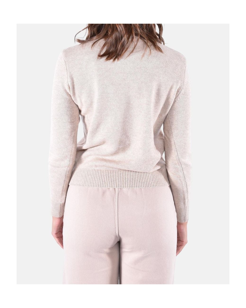 Mc2 Saint Barth Pink Graphic Crew Knitted Sweater