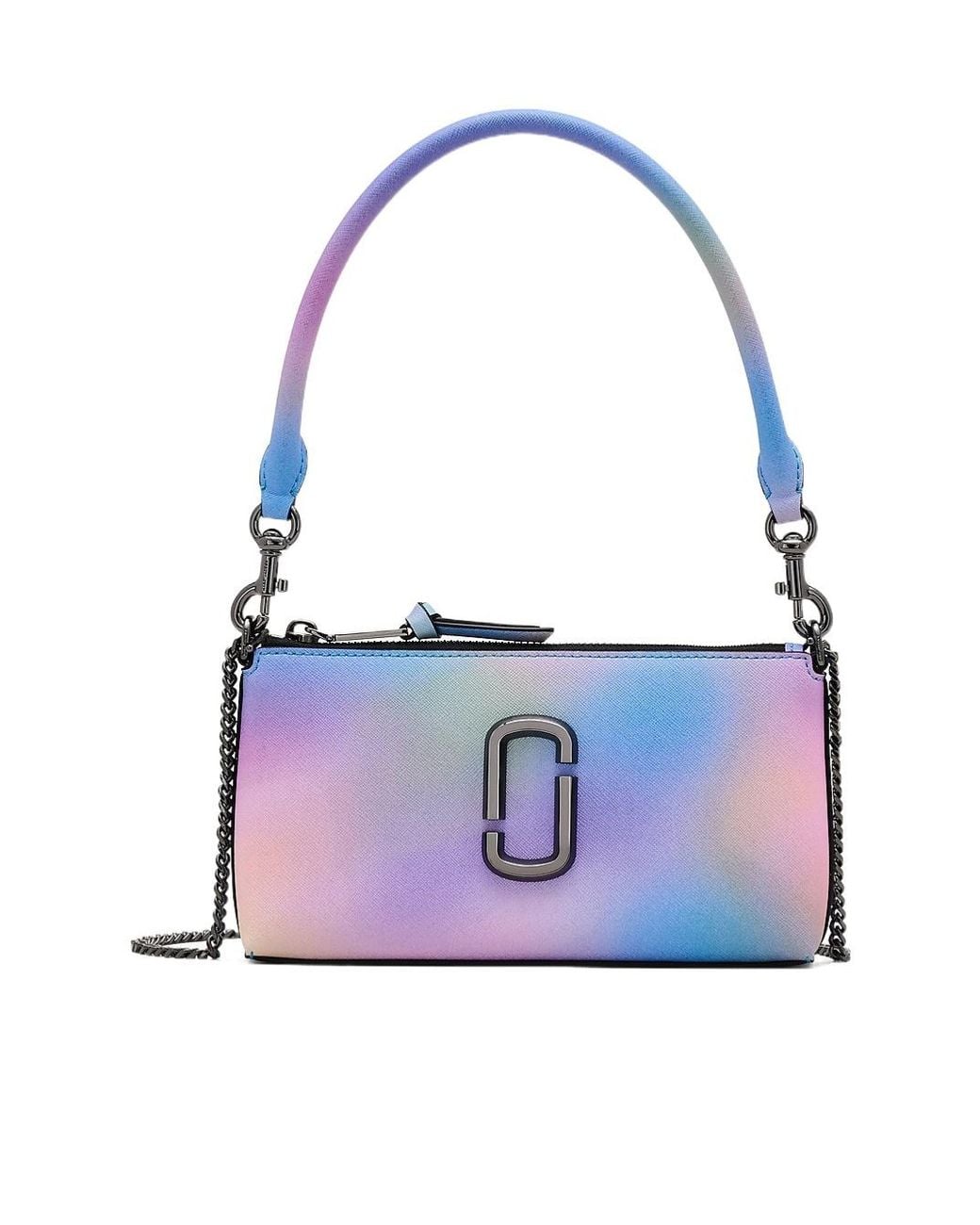 Marc Jacobs Purple Logo Shoulder Bag
