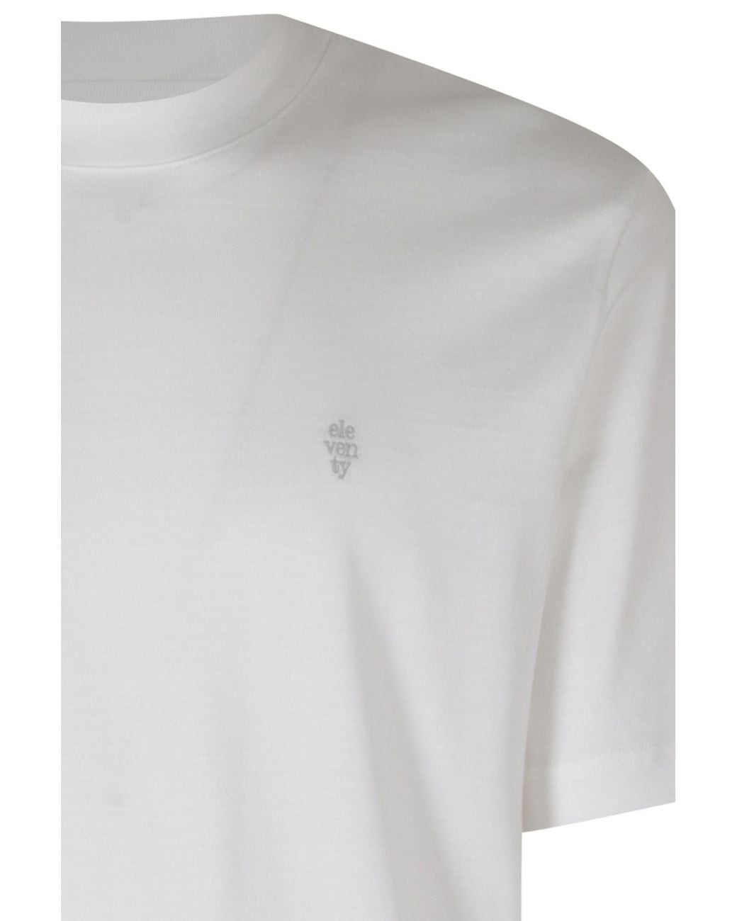 Eleventy White Short-Sleeve T-Shirt for men
