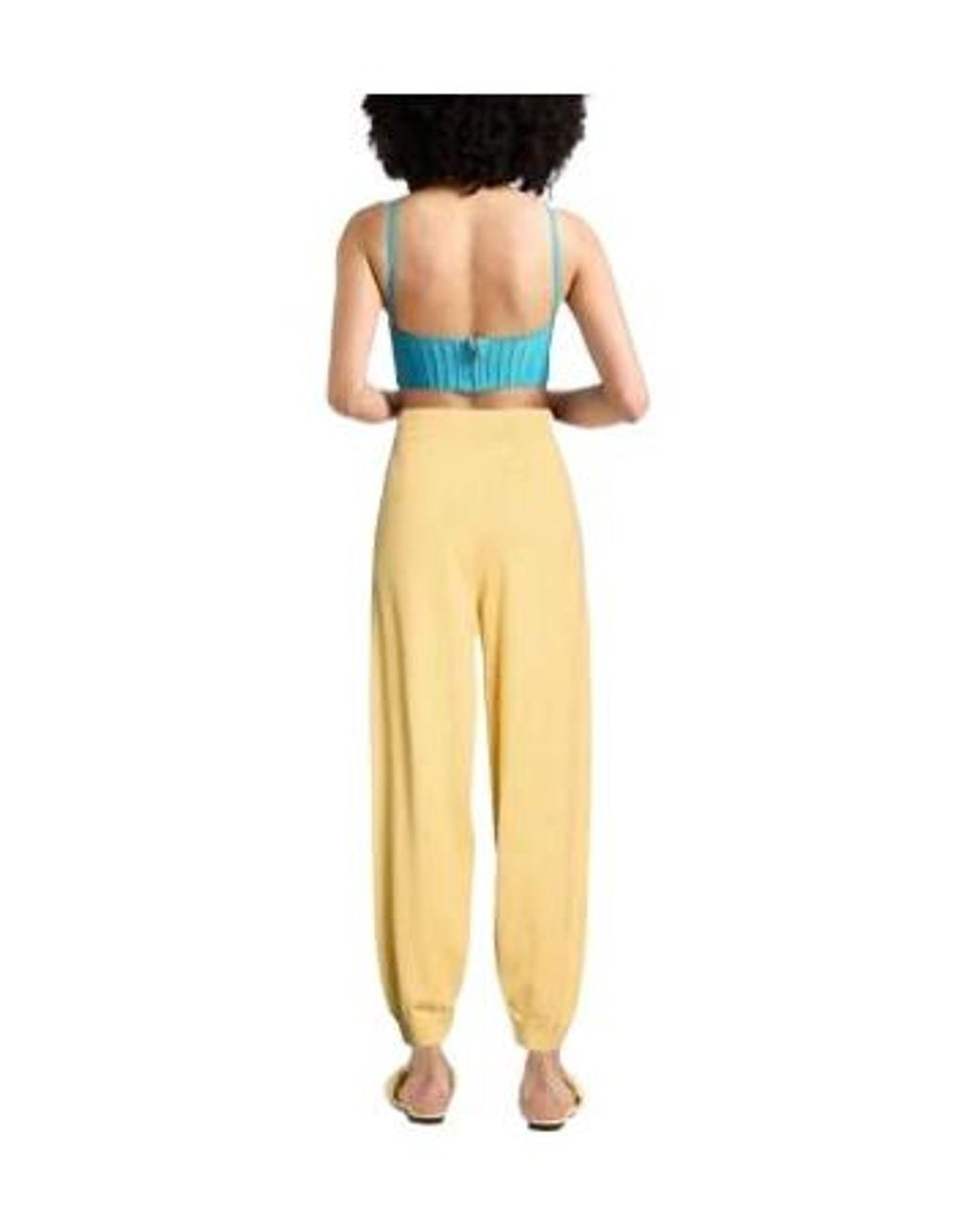 Isabel Marant Yellow Butter Knit Sweatpants