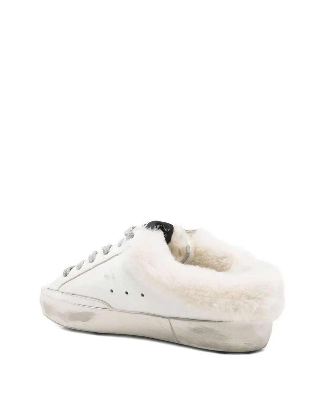 Golden Goose Deluxe Brand White Super Star Sabots