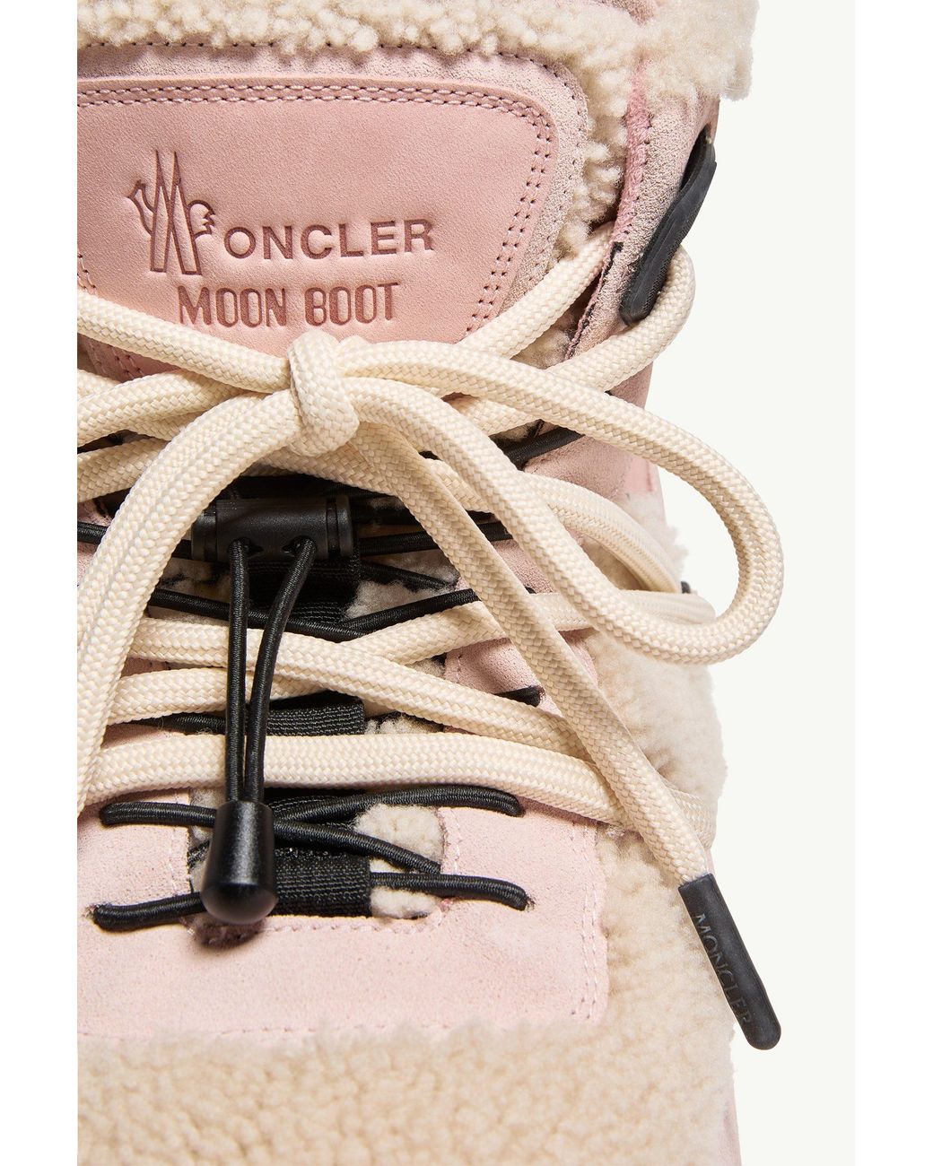 Moncler Pink Moon Boot X Grenoble Icon Low Padded Snow Boot