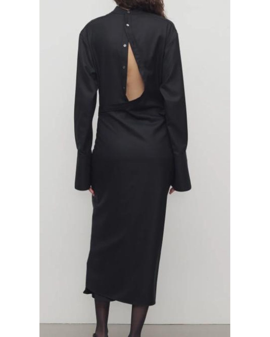 The Row Black Thalassa Dress
