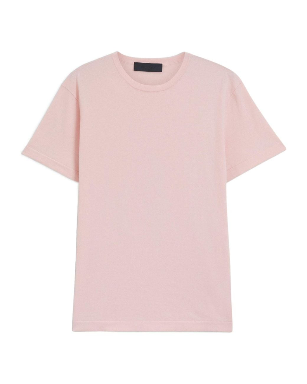 Boss Pink Crew Neck Short-Sleeve T-Shirt for men