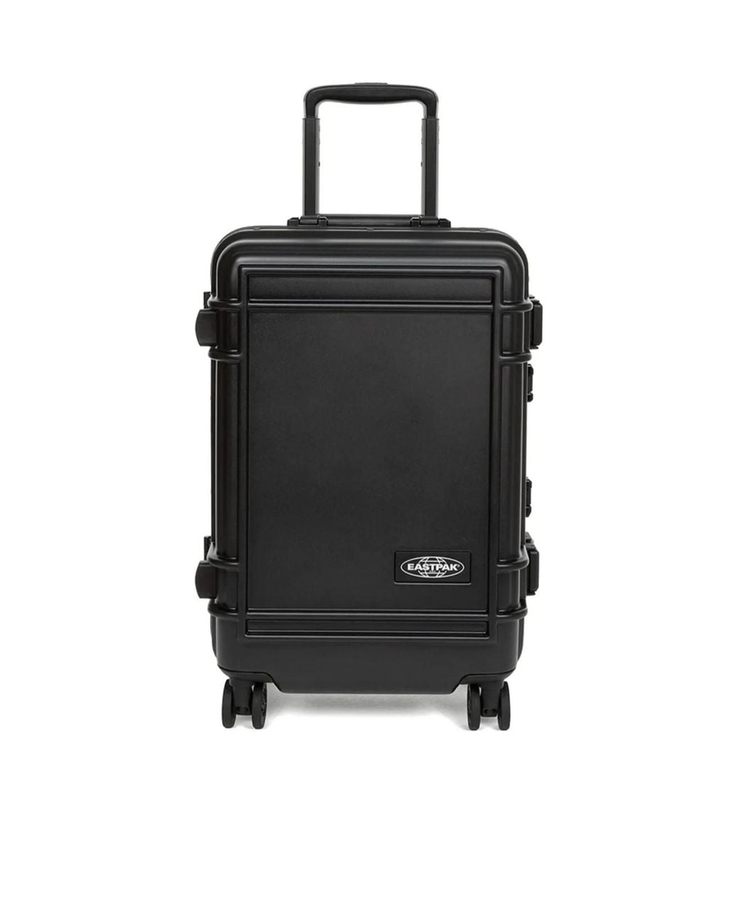Eastpak Black Resistr Logo Printed Small Luggage Case for men