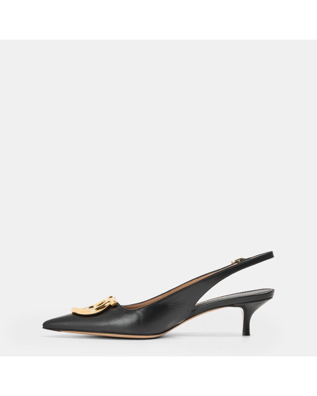 Ferragamo Metallic Sara Slingback
