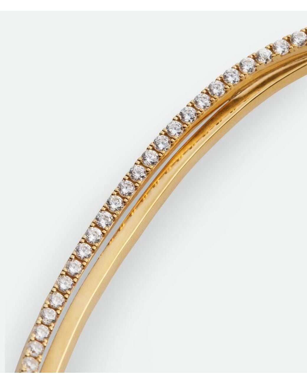 Bottega Veneta Metallic Twist Necklace